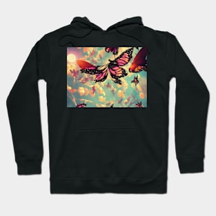 Through eyes of a butterfly Hoodie